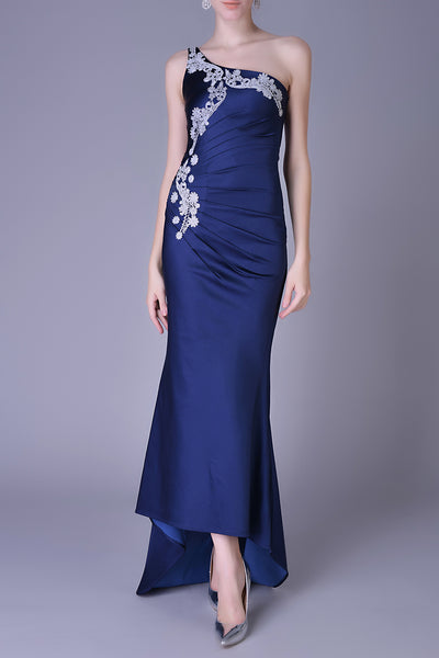 DIANA LU COUTURE Embroidered Lavish Gown - Phoenix Series -Bianca Gown
