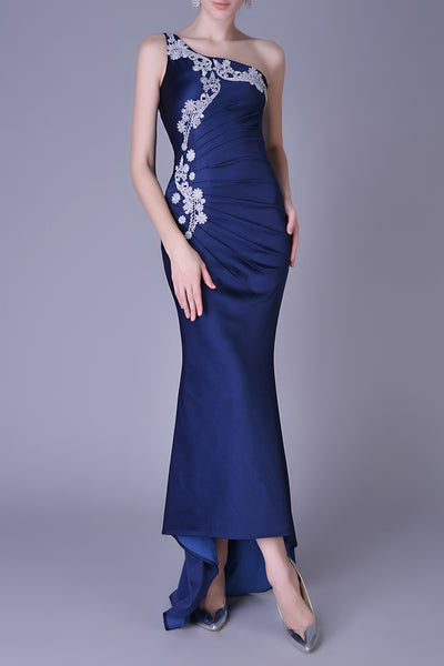 DIANA LU COUTURE Embroidered Lavish Gown - Phoenix Series -Bianca Gown