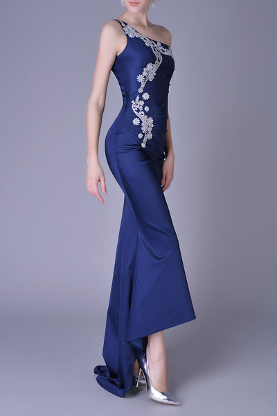 DIANA LU COUTURE Embroidered Lavish Gown - Phoenix Series -Bianca Gown