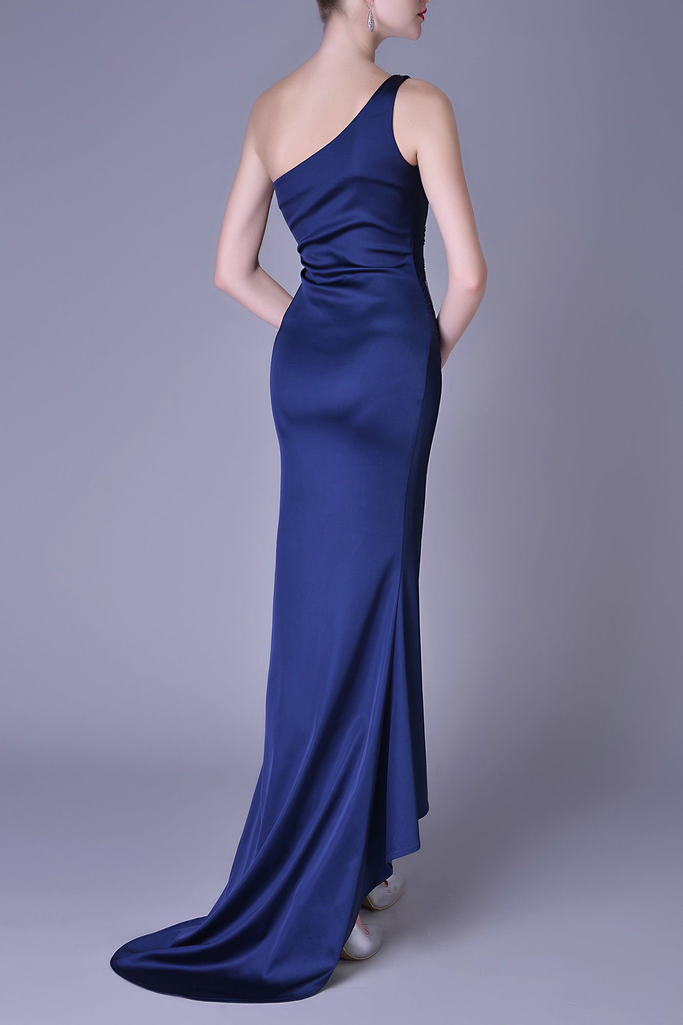 DIANA LU COUTURE Embroidered Lavish Gown - Phoenix Series -Bianca Gown