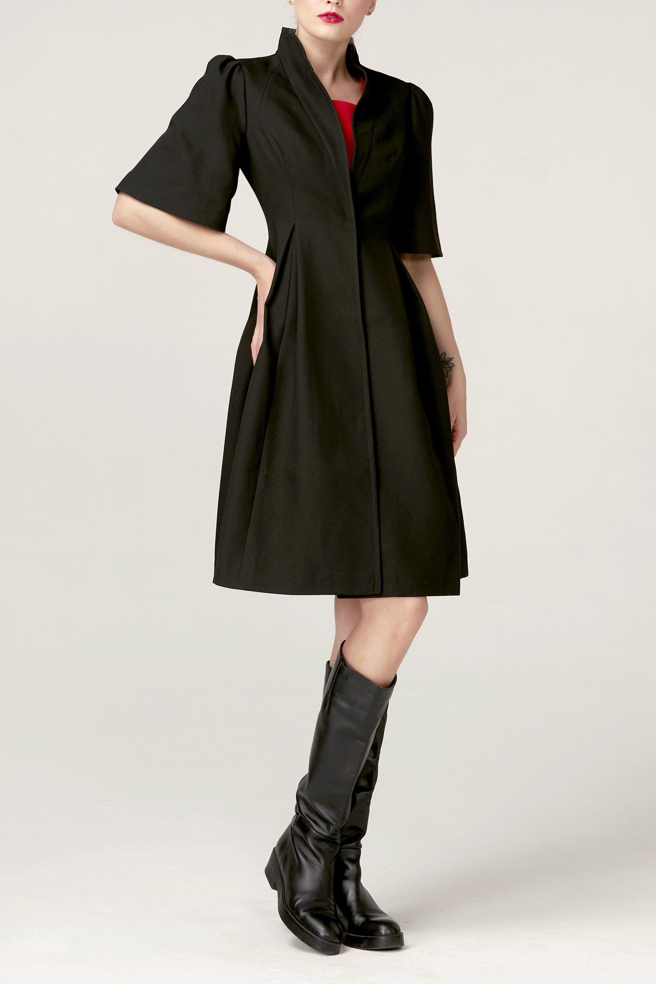 DL One & Only Han Collar Bell Sleeves Trench Coat/Blazer