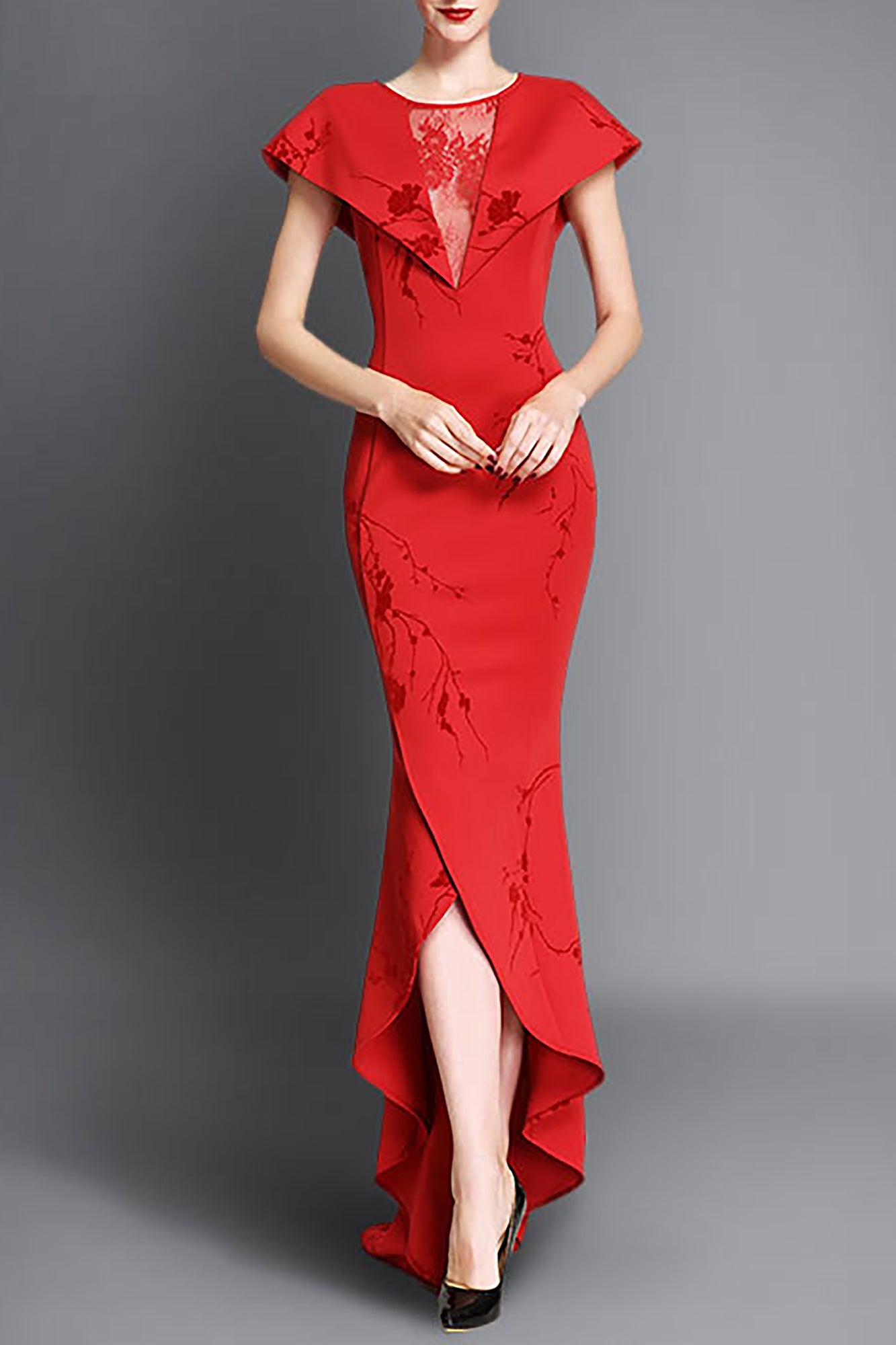 DL COUTURE SignatureLavish Gown - Scarlette Embroidered Gown