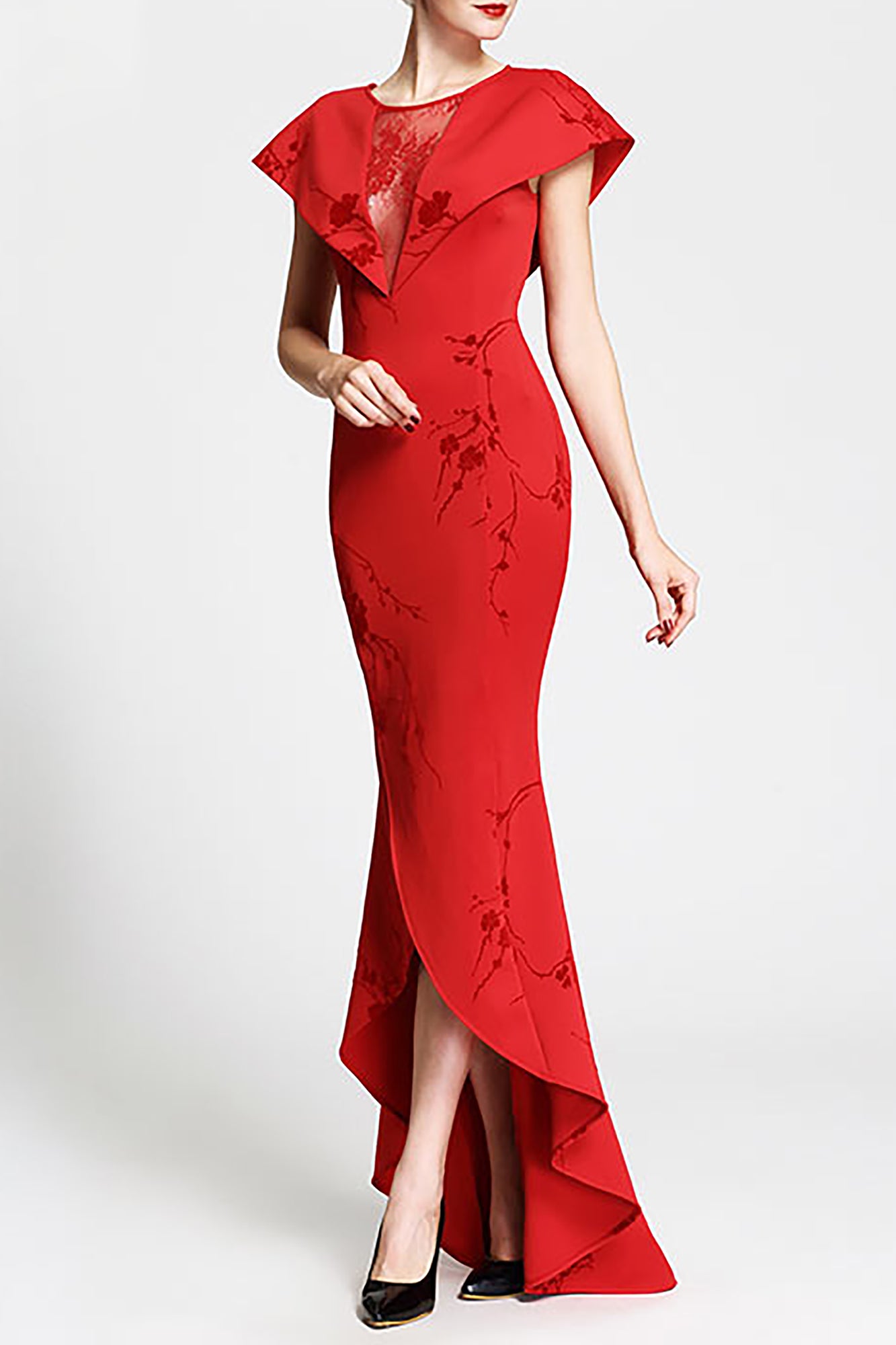DL COUTURE SignatureLavish Gown - Scarlette Embroidered Gown