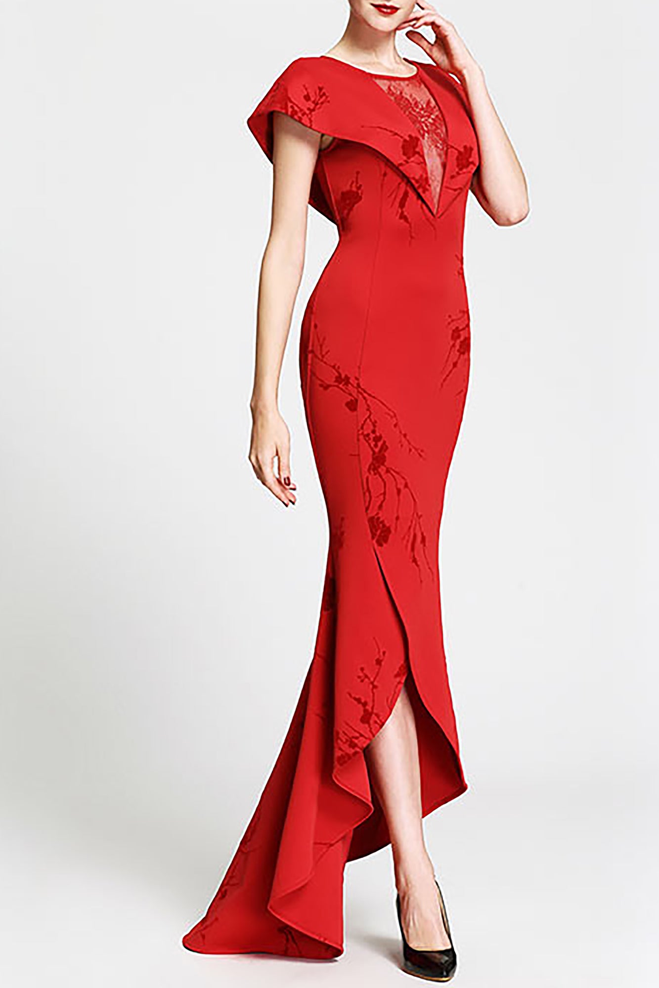 DL COUTURE SignatureLavish Gown - Scarlette Embroidered Gown