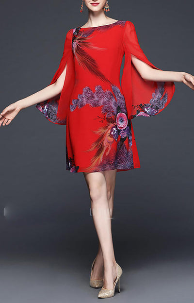 Lucy Phenix Split Sleeves Dress