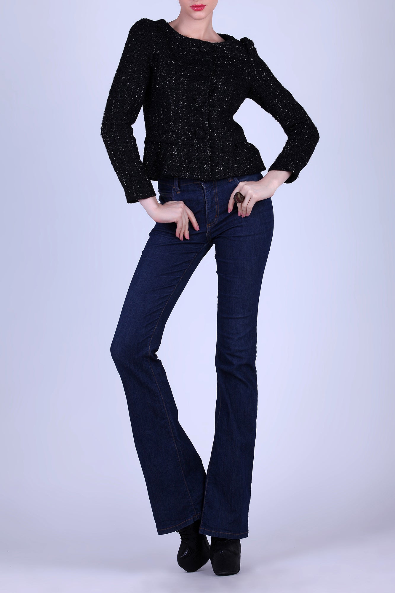 DL Forever Loved Vivian Sparkly Tweed Versatile Blazer