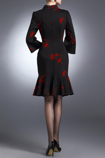 Lila Fusion Fishtail Cocktail Dress