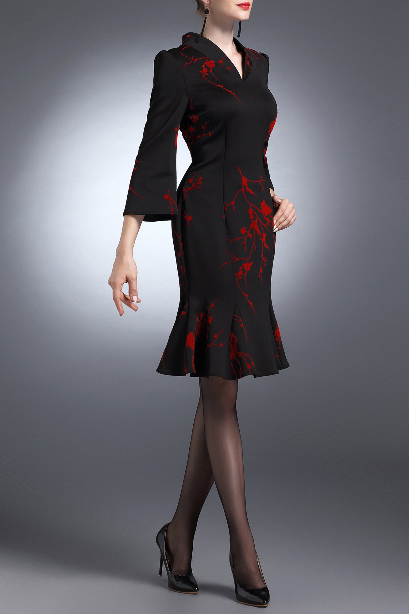 Lila Fusion Fishtail Cocktail Dress
