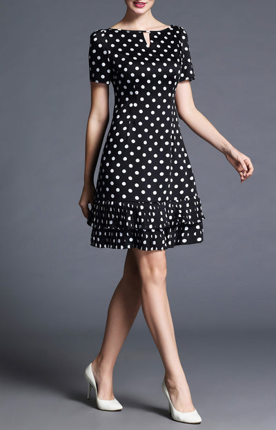 Patricia Poke Dot Short Summer Dress