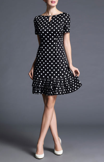 Patricia Poke Dot Short Summer Dress